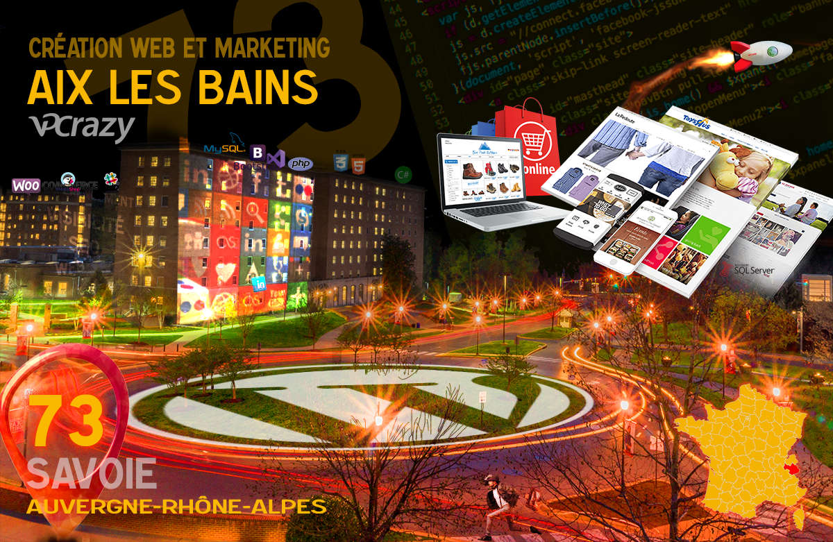 Créateur de site internet Aix-les-Bains et Marketing Web