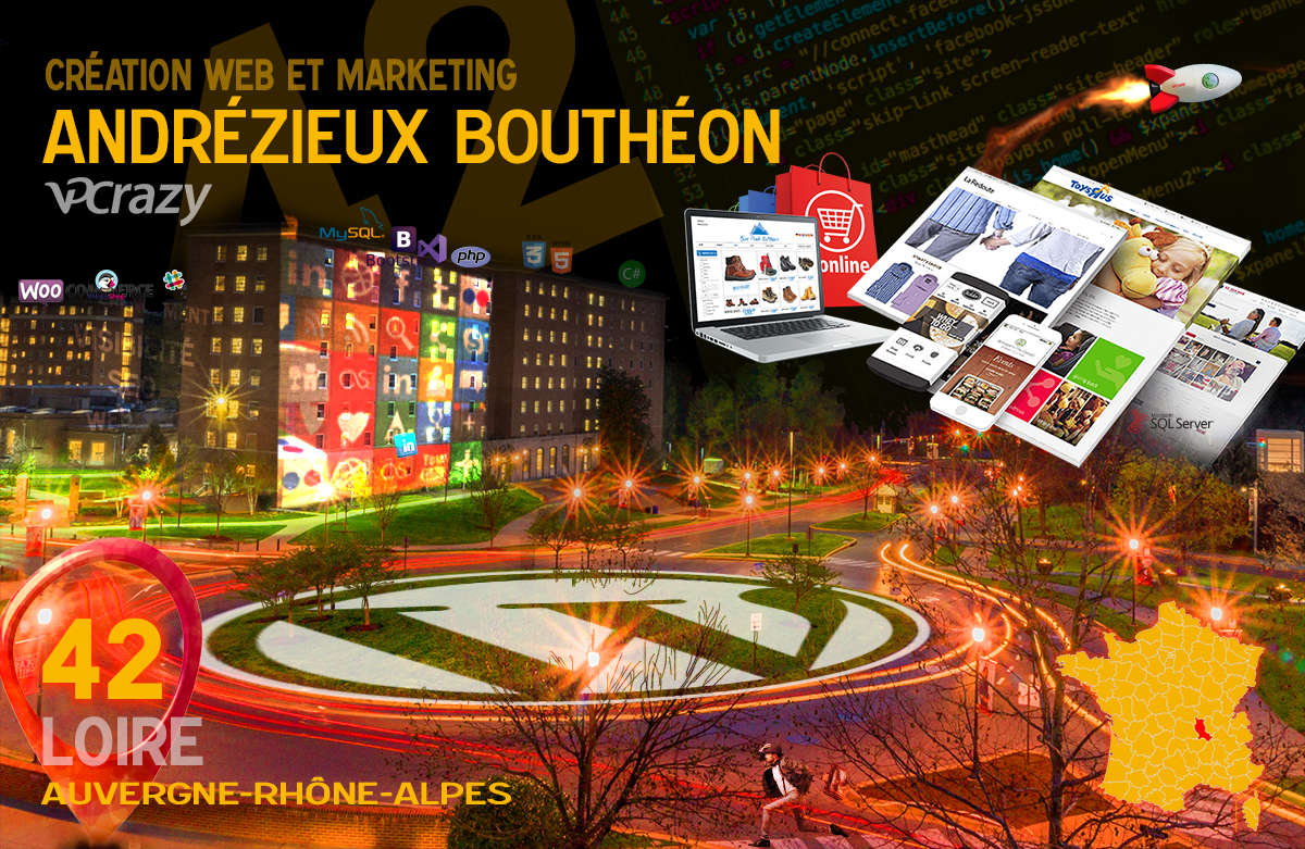 Créateur de site internet Andrézieux-Bouthéon et Marketing Web