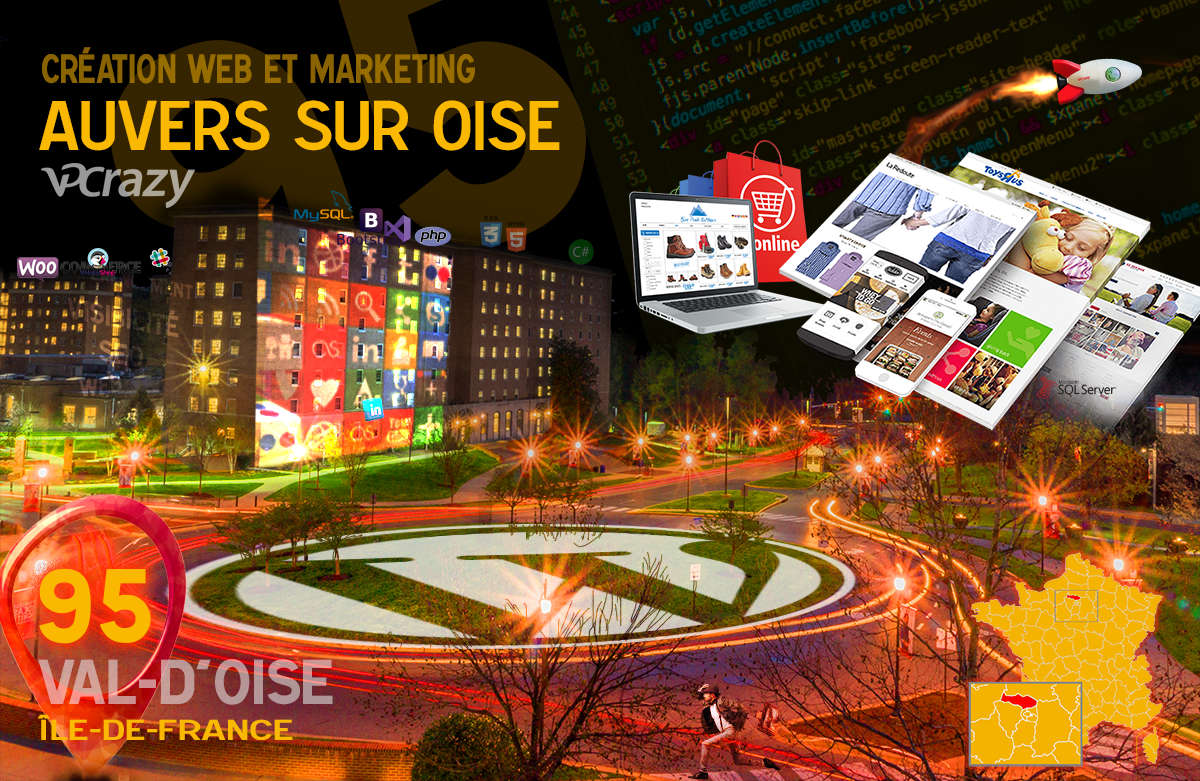Créateur de site internet Auvers-sur-Oise et Marketing Web