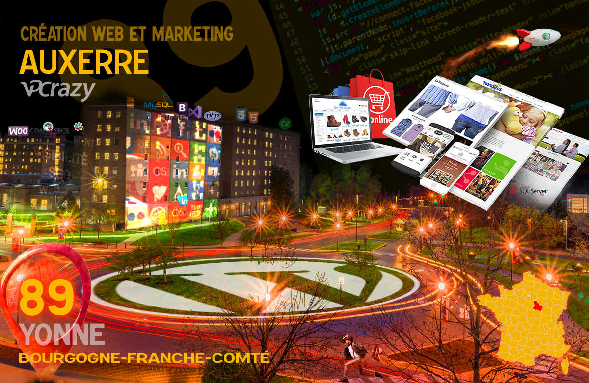 Créateur de site internet Auxerre et Marketing Web