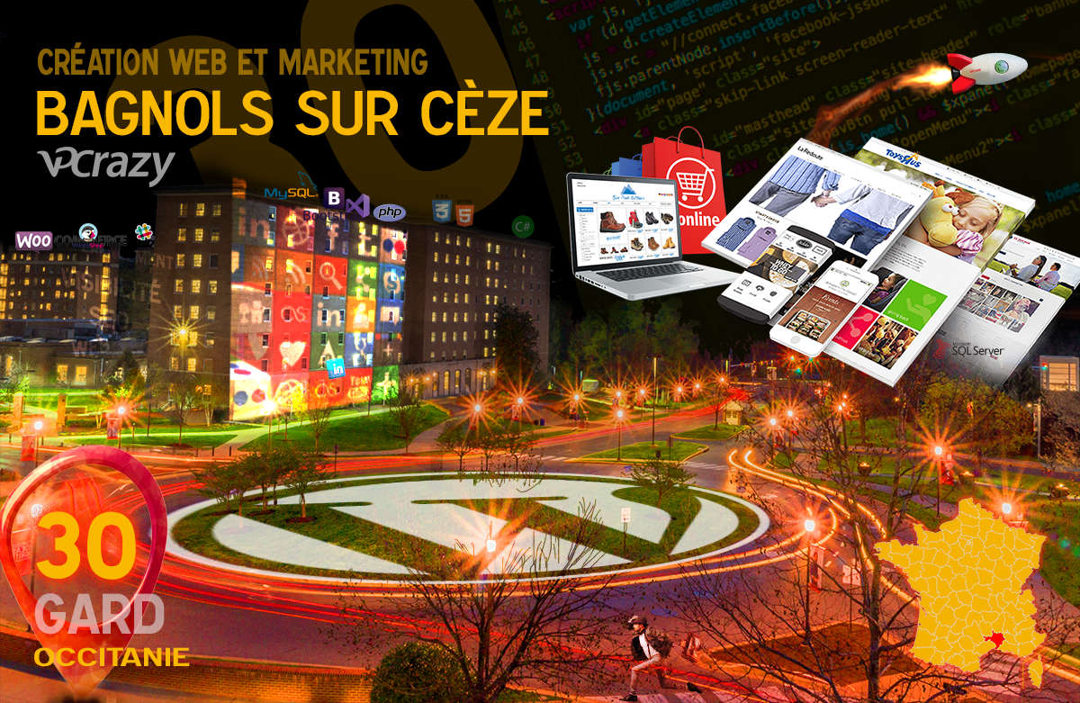 Créateur de site internet Bagnols-sur-Cèze et Marketing Web
