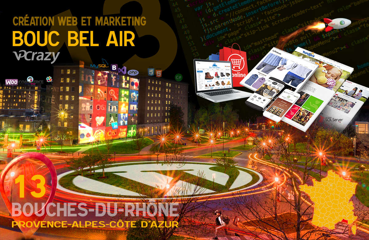 Créateur de site internet Bouc-Bel-Air et Marketing Web