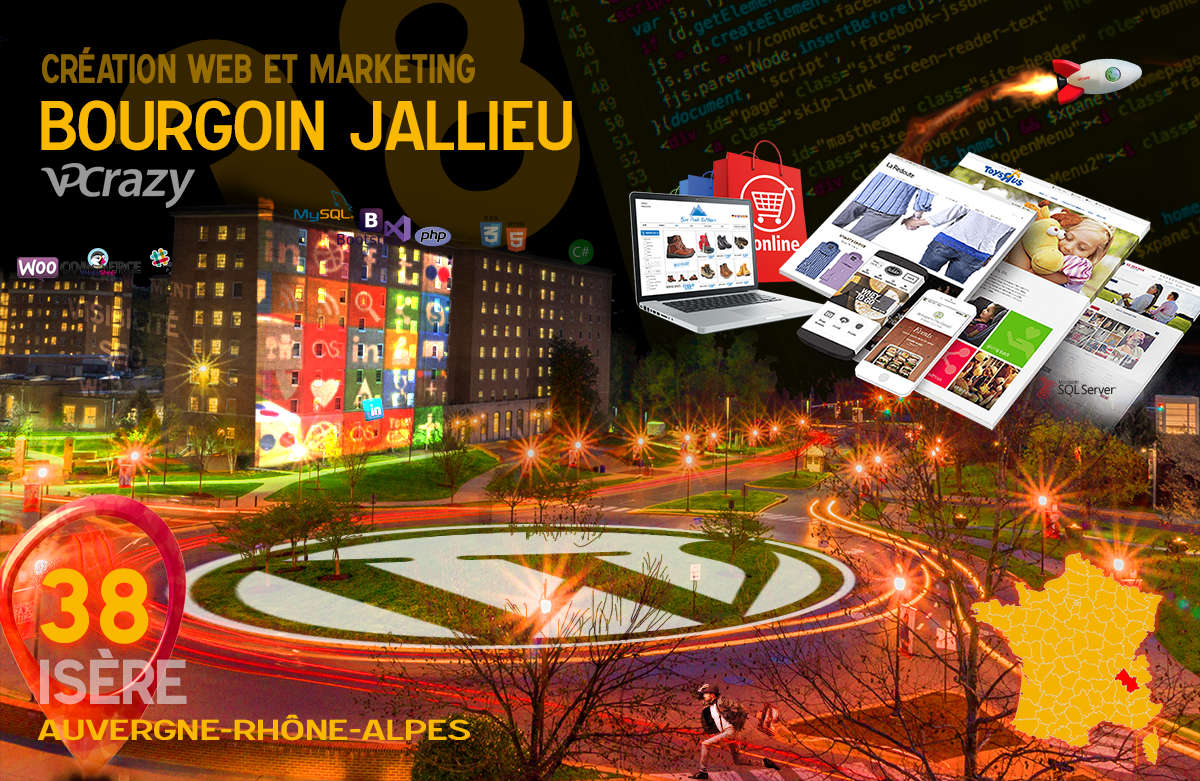 Créateur de site internet Bourgoin-Jallieu et Marketing Web