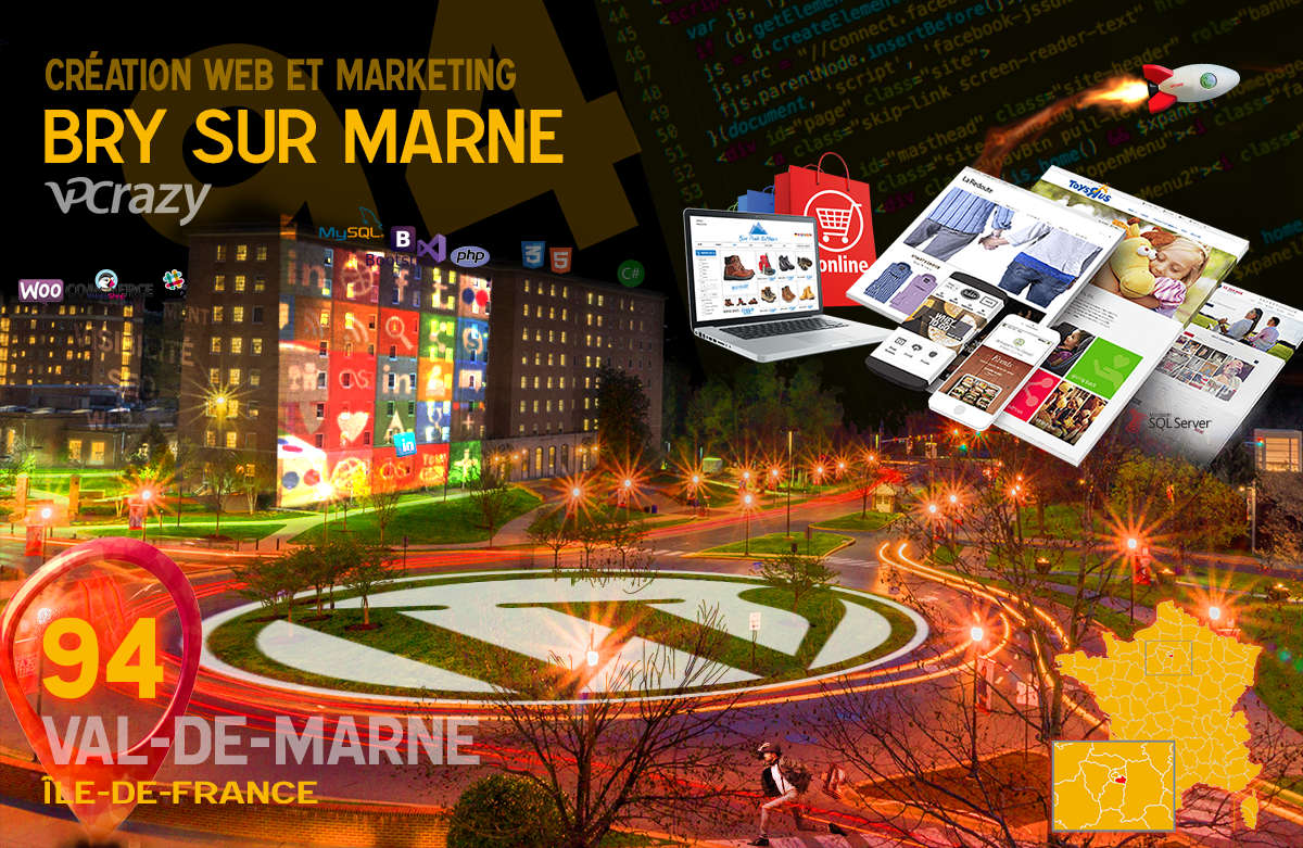 Créateur de site internet Bry-sur-Marne et Marketing Web