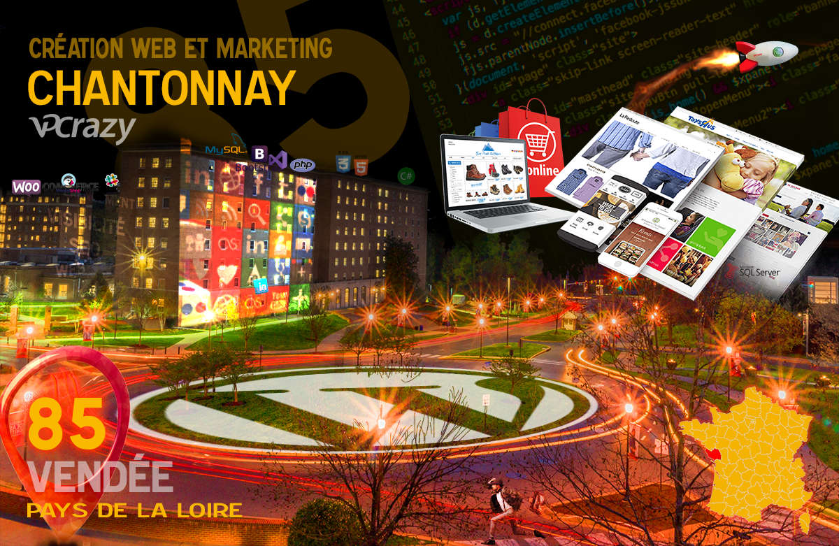 Créateur de site internet Chantonnay et Marketing Web