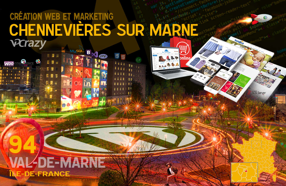 Créateur de site internet Chennevières-sur-Marne et Marketing Web