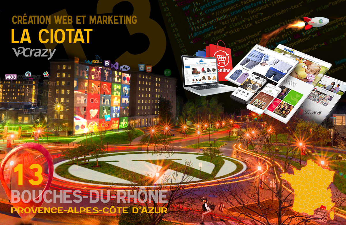 Créateur de site internet La Ciotat et Marketing Web