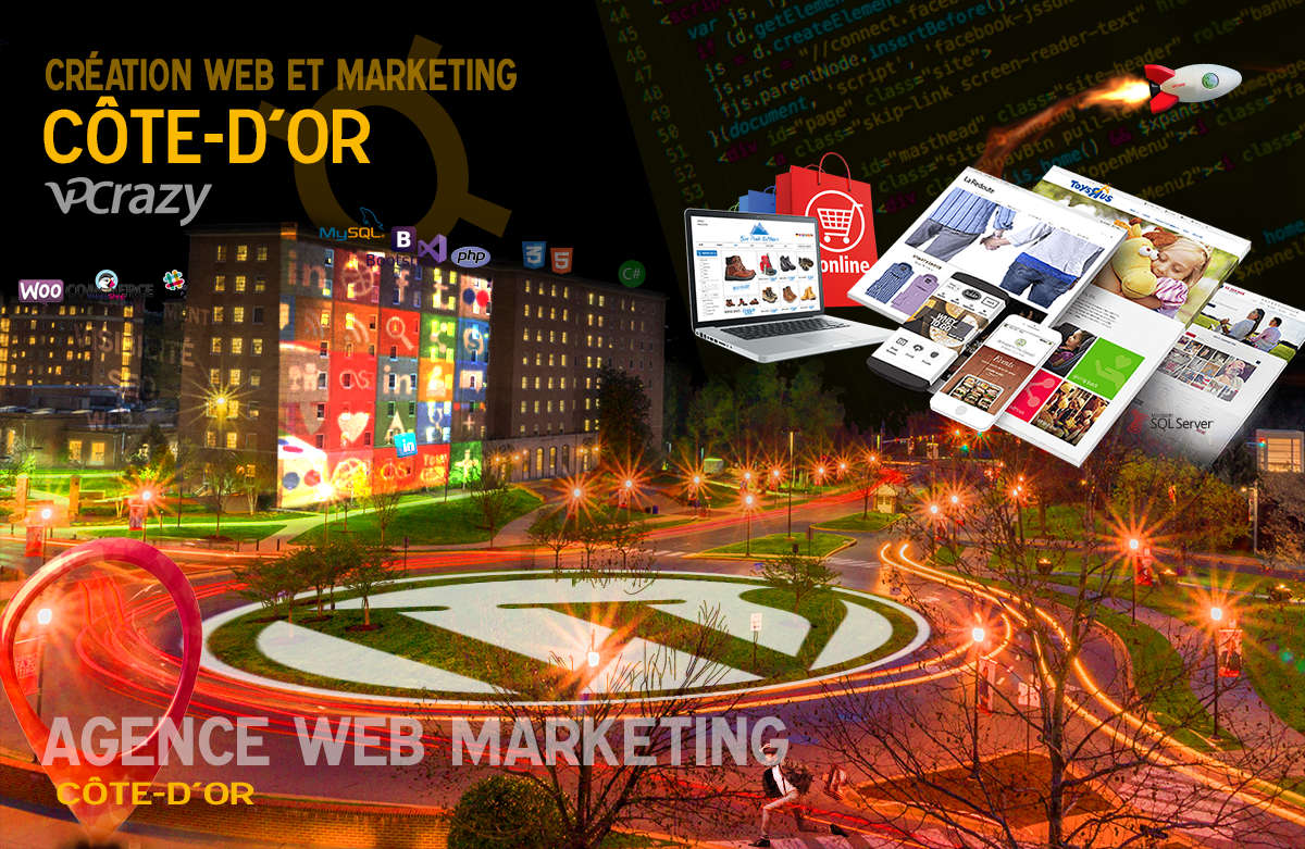 Créateur de site internet Côte-d'Or et Marketing Web