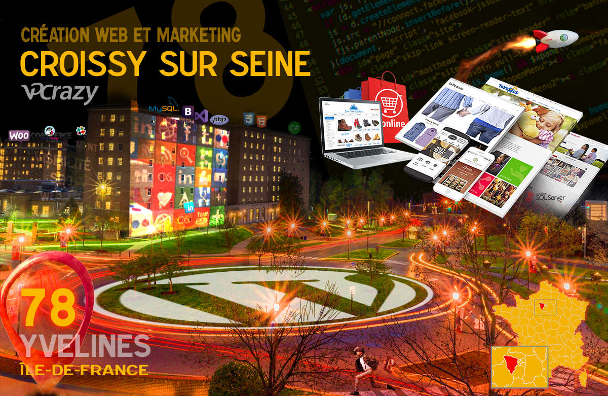 Créateur de site internet Croissy-sur-Seine et Marketing Web