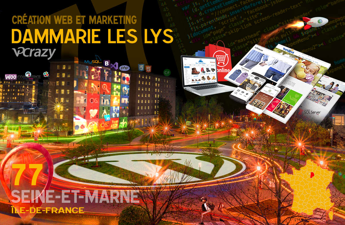 Créateur de site internet Dammarie-les-Lys et Marketing Web