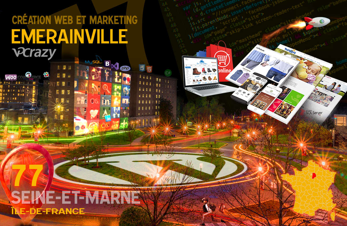 Créateur de site internet Emerainville et Marketing Web