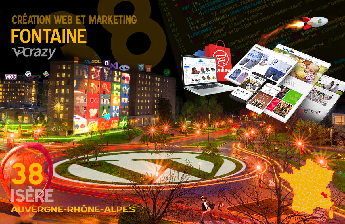 Créateur de site internet Fontaine et Marketing Web