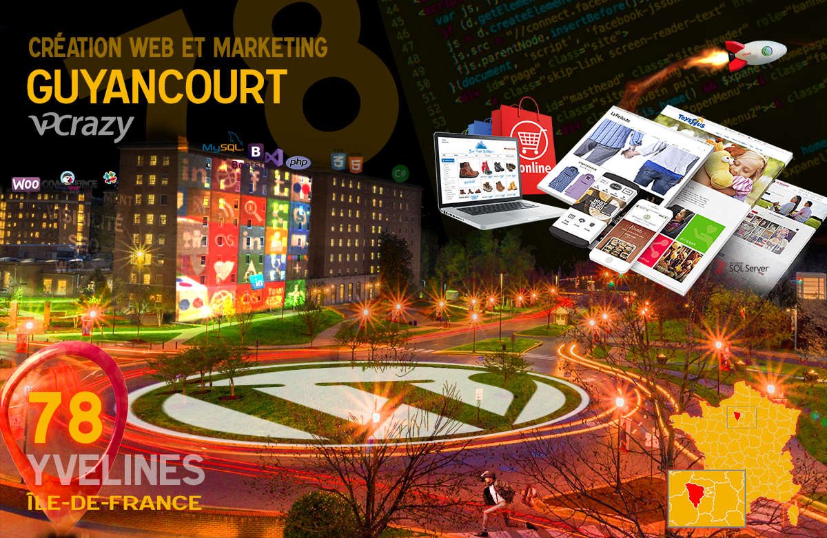 Créateur de site internet Guyancourt et Marketing Web