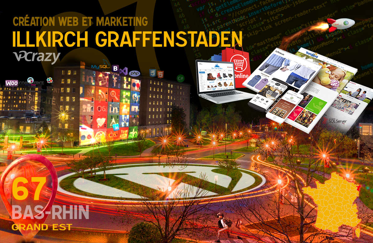 Créateur de site internet Illkirch-Graffenstaden et Marketing Web