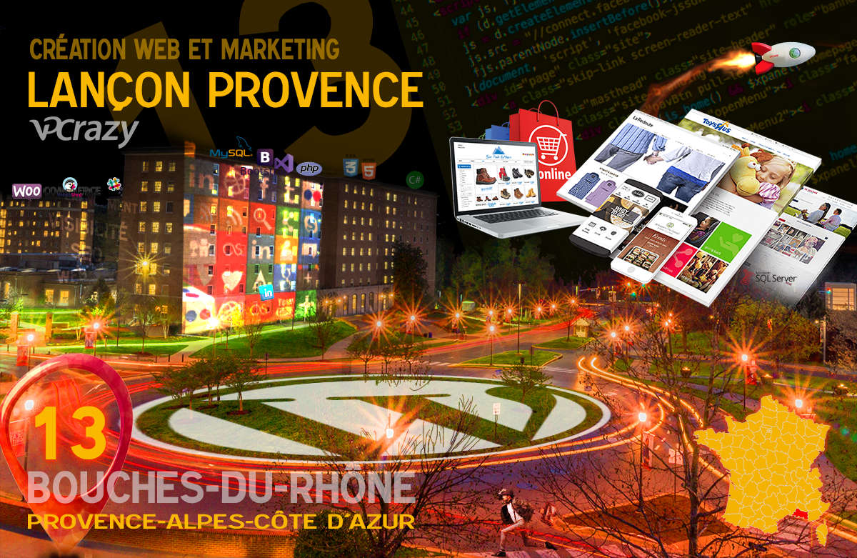 Créateur de site internet Lançon-Provence et Marketing Web