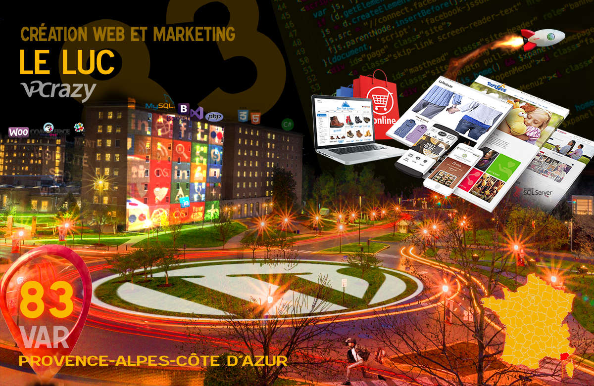 Créateur de site internet Le Luc et Marketing Web