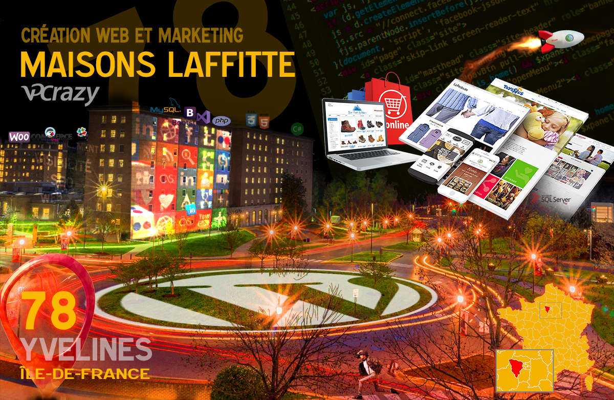 Créateur de site internet Maisons-Laffitte et Marketing Web