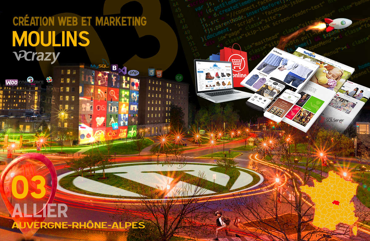 Créateur de site internet Moulins et Marketing Web