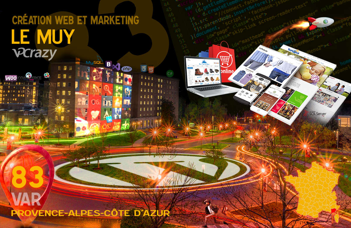 Créateur de site internet Le Muy et Marketing Web