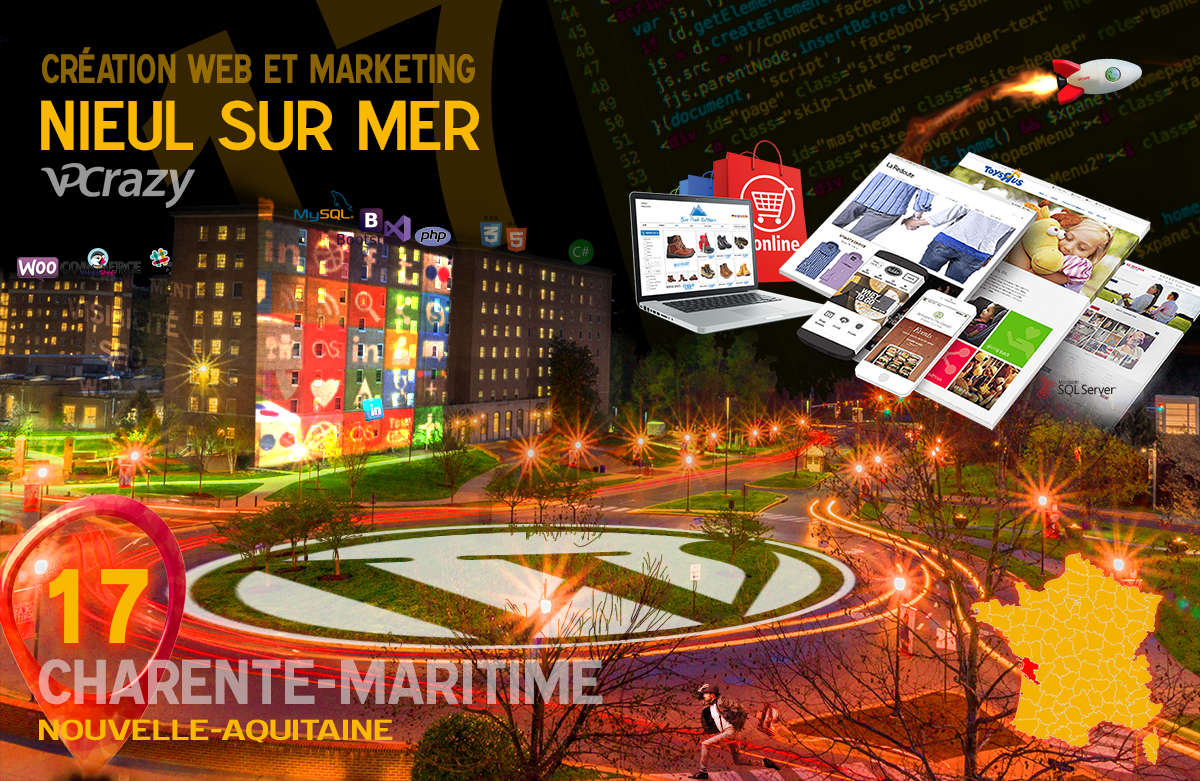 Créateur de site internet Nieul-sur-Mer et Marketing Web