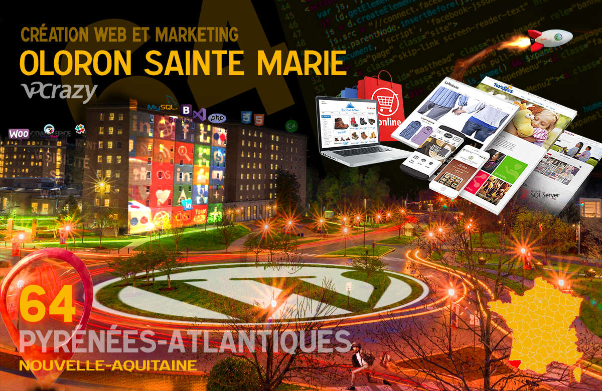 Créateur de site internet Oloron-Sainte-Marie et Marketing Web