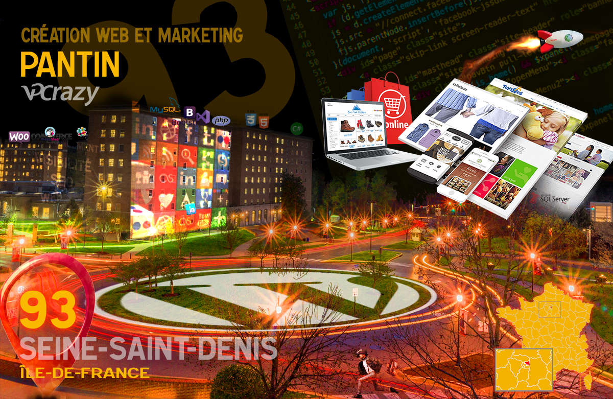 Créateur de site internet Pantin et Marketing Web