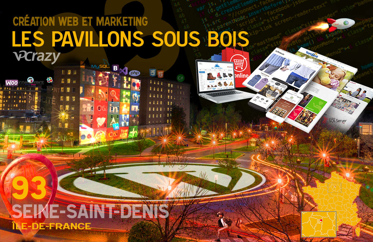 Créateur de site internet Les Pavillons-sous-Bois et Marketing Web