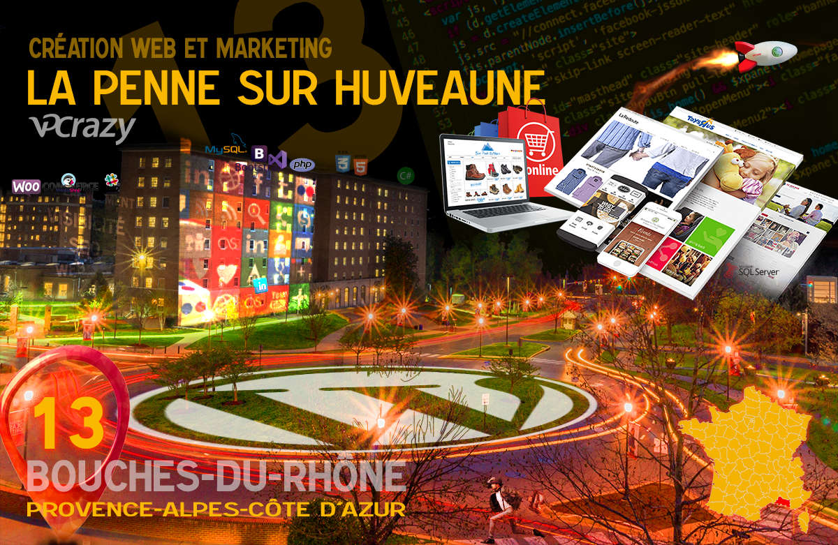 Créateur de site internet La Penne-sur-Huveaune et Marketing Web