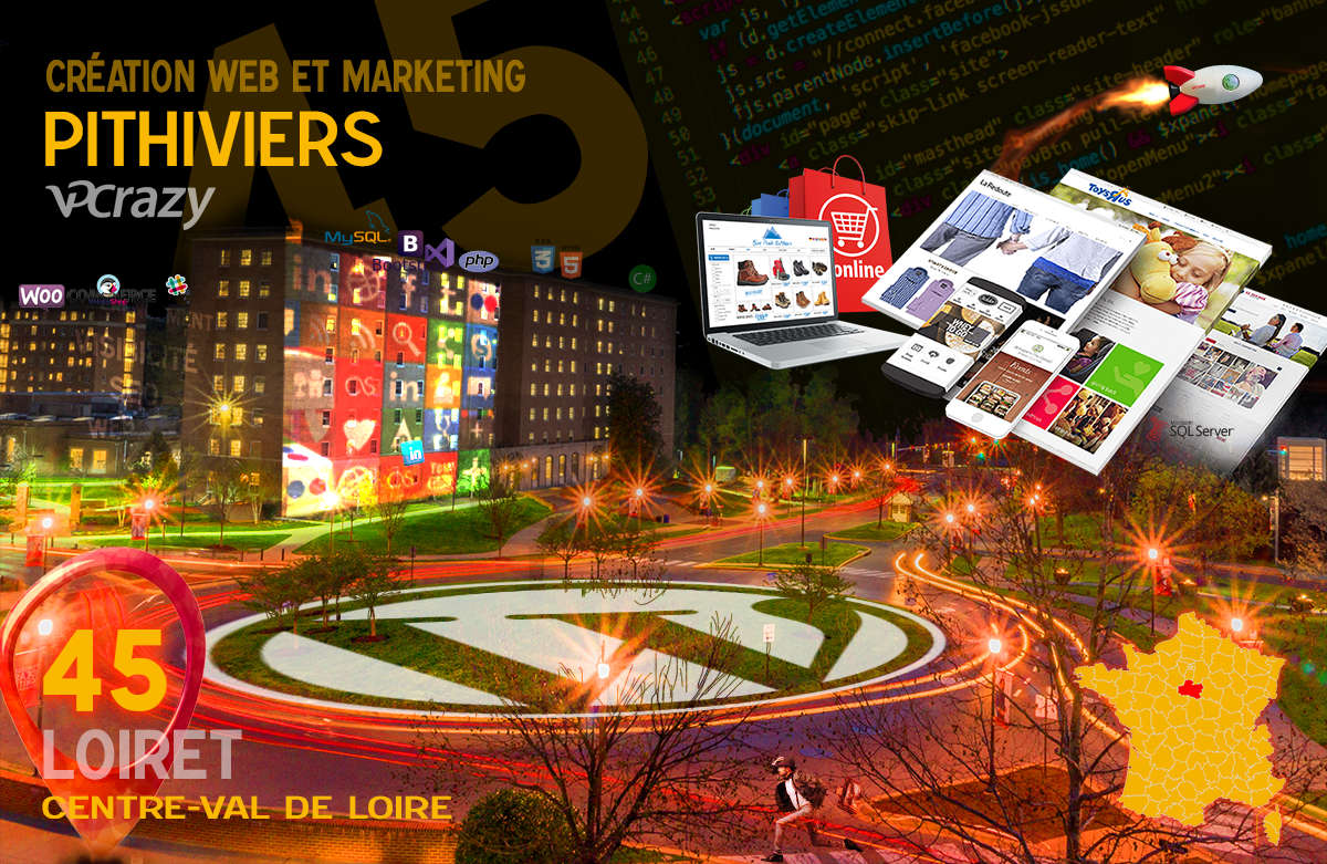 Créateur de site internet Pithiviers et Marketing Web
