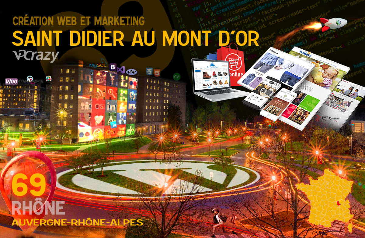Créateur de site internet Saint-Didier-au-Mont-d'Or et Marketing Web