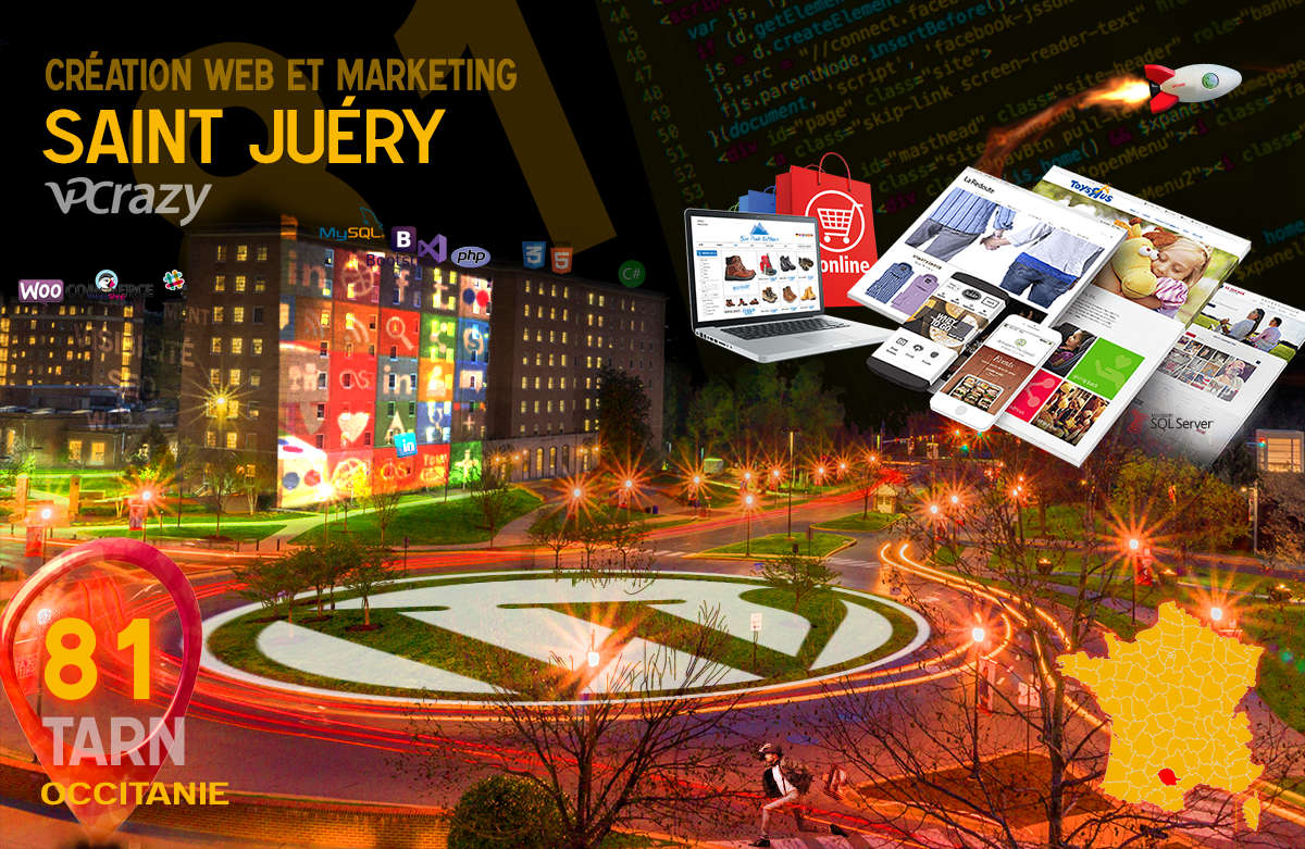 Créateur de site internet Saint-Juéry et Marketing Web