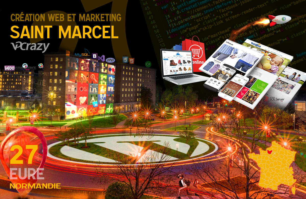 Créateur de site internet Saint-Marcel et Marketing Web