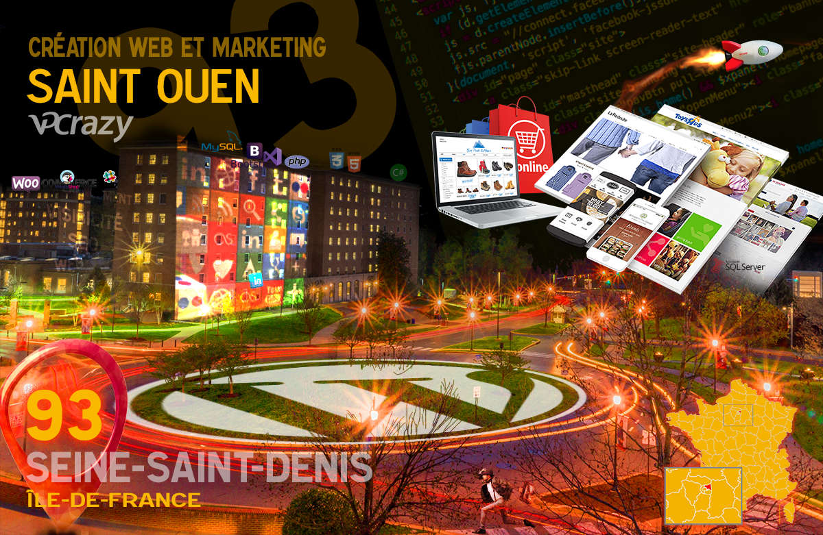 CrÃ©ateur de site internet Saint-Ouen et Marketing Web