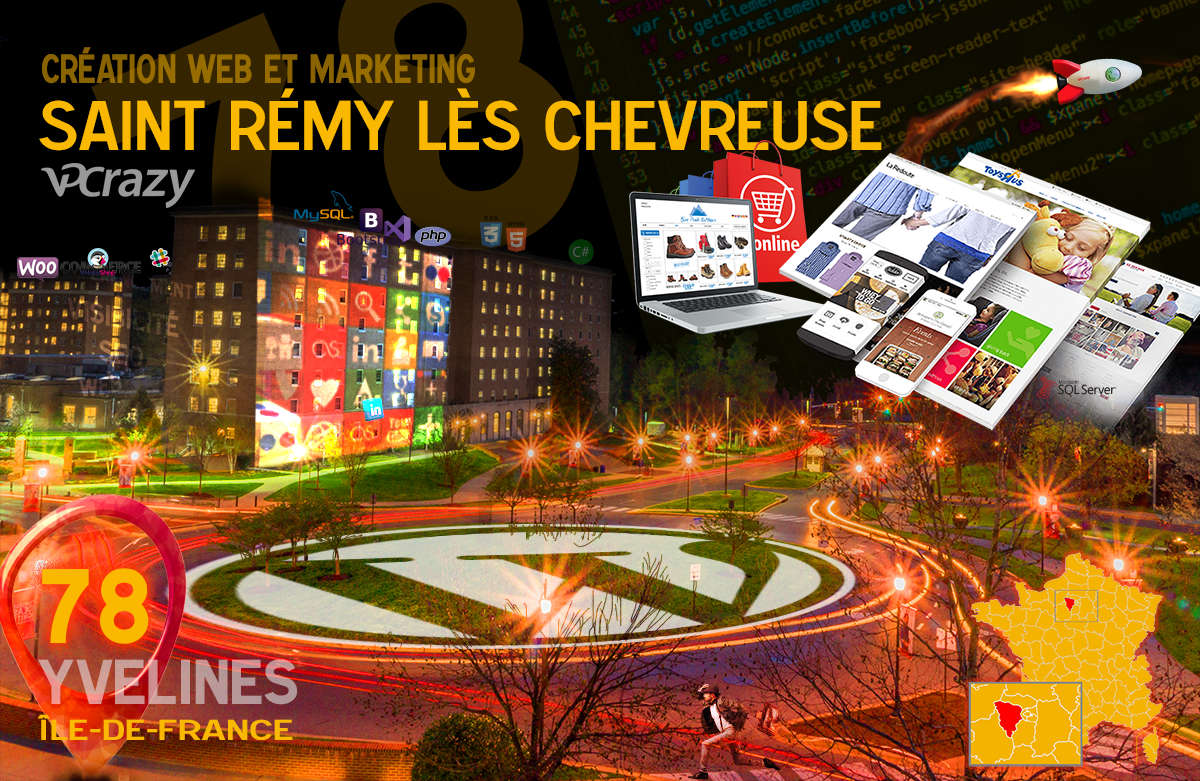 Créateur de site internet Saint-Rémy-lès-Chevreuse et Marketing Web
