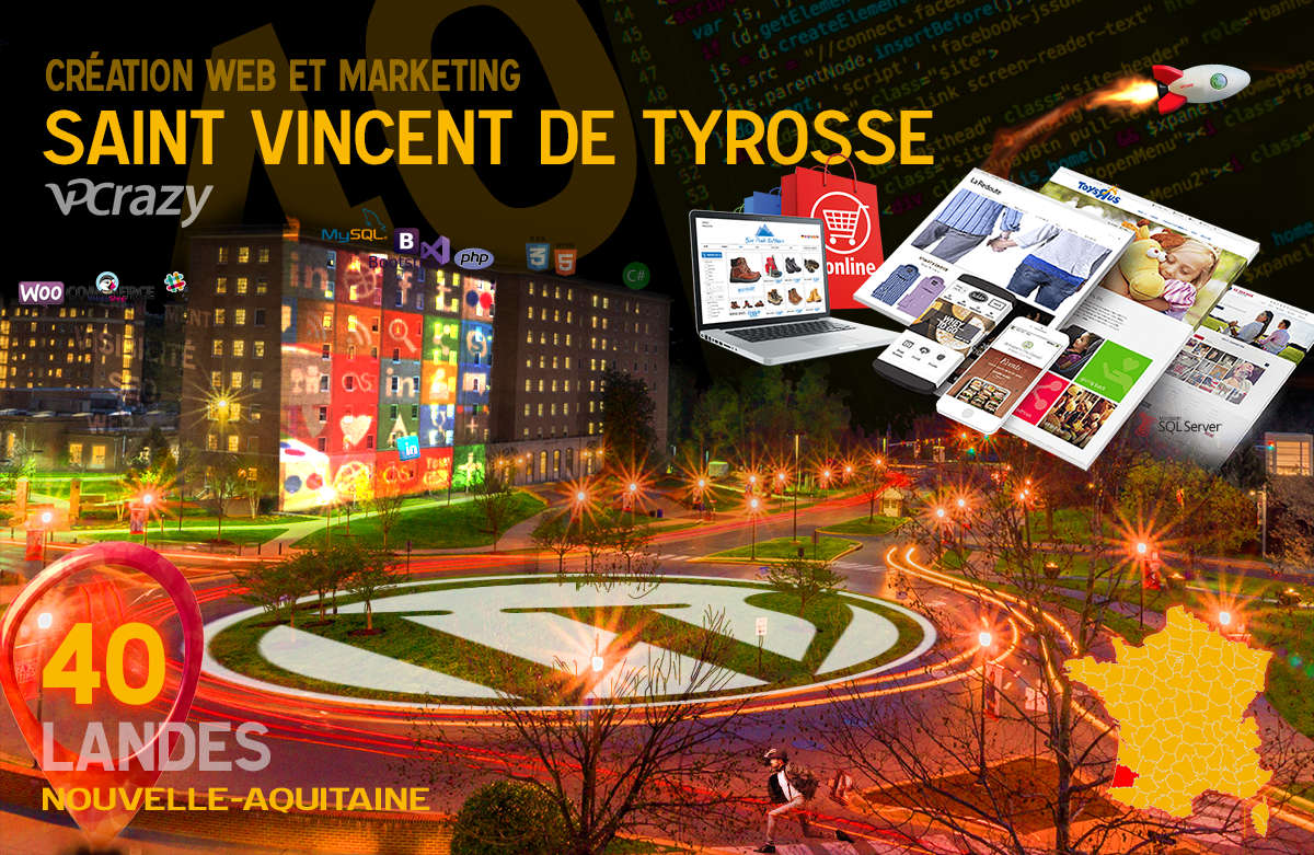 Créateur de site internet Saint-Vincent-de-Tyrosse et Marketing Web