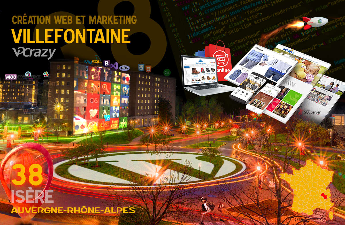 Créateur de site internet Villefontaine et Marketing Web