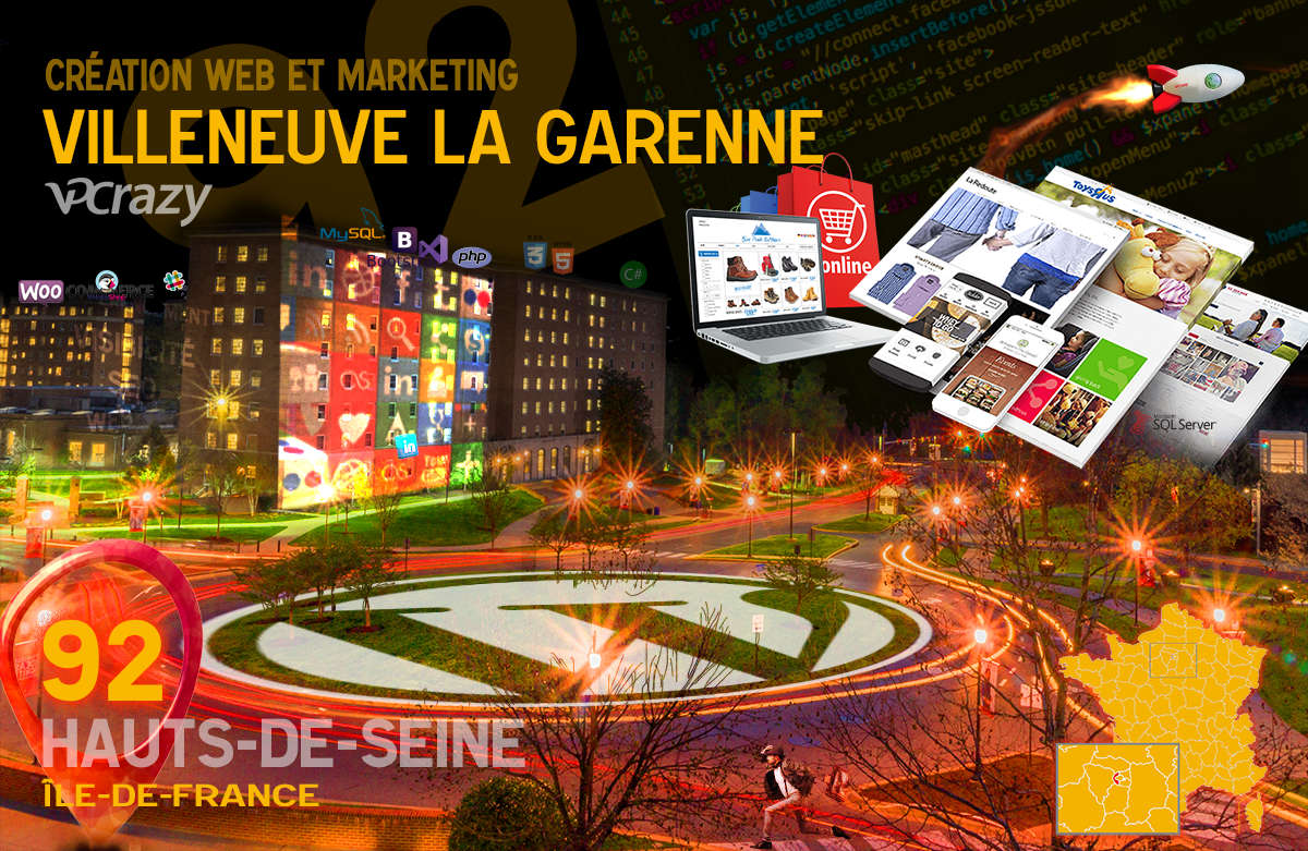 Créateur de site internet Villeneuve-la-Garenne et Marketing Web