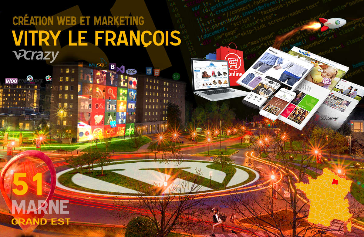 Créateur de site internet Vitry-le-François et Marketing Web