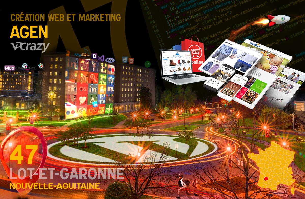 Créateur de site internet Agen et Marketing Web