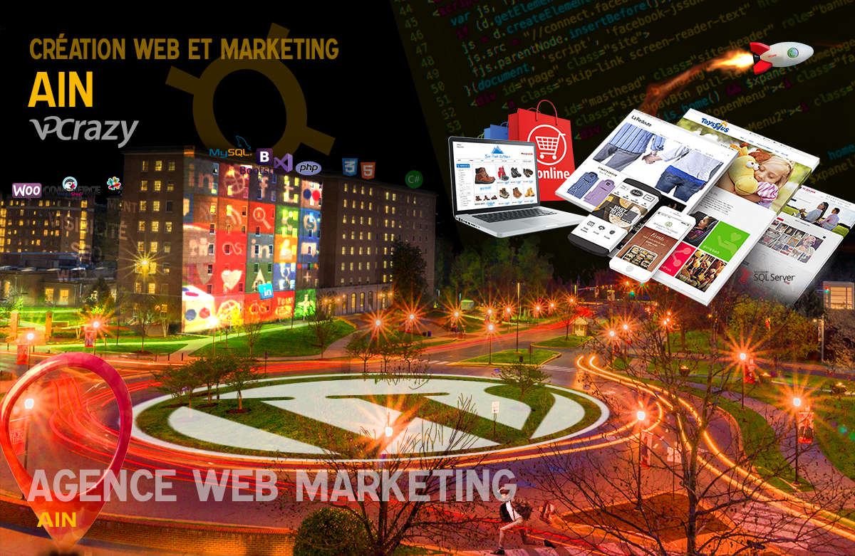 Créateur de site internet Ain et Marketing Web