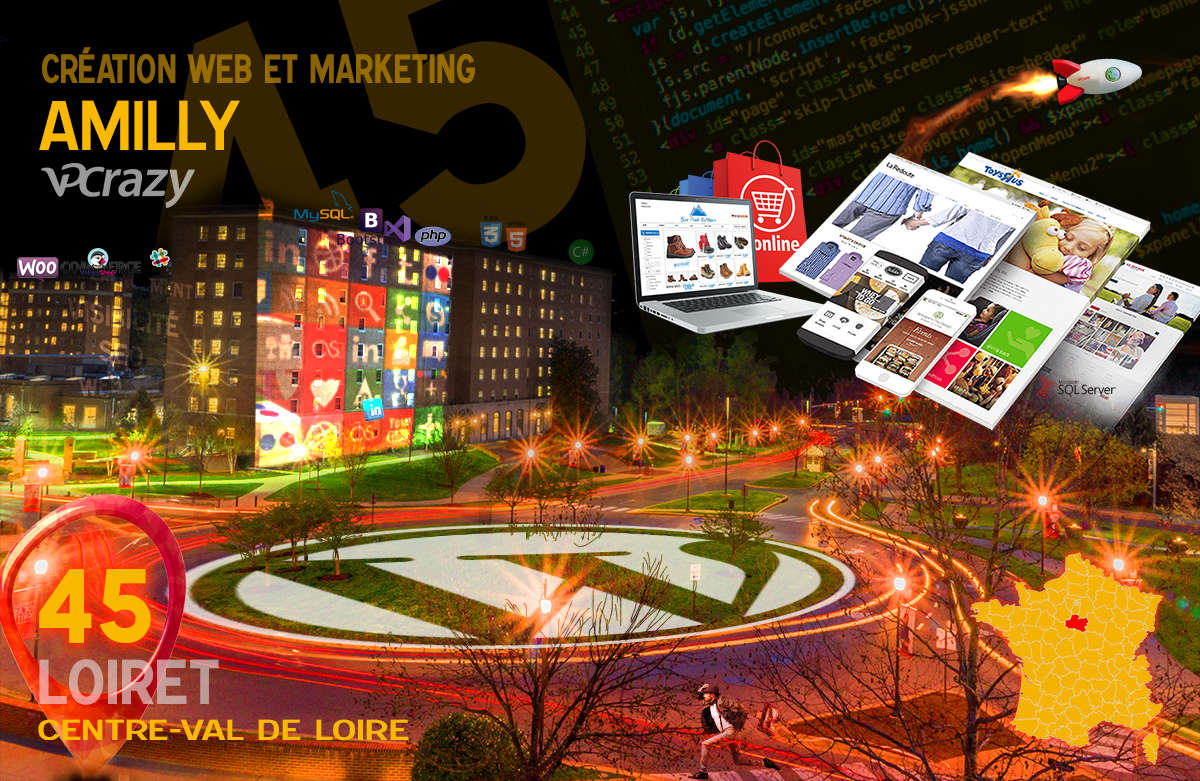 Créateur de site internet Amilly et Marketing Web