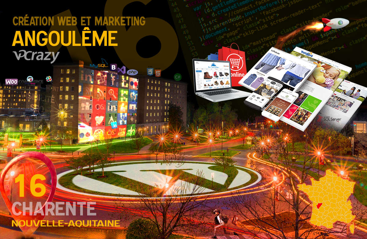 Créateur de site internet Angoulême et Marketing Web