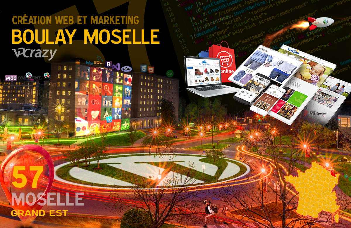 Créateur de site internet Boulay-Moselle et Marketing Web