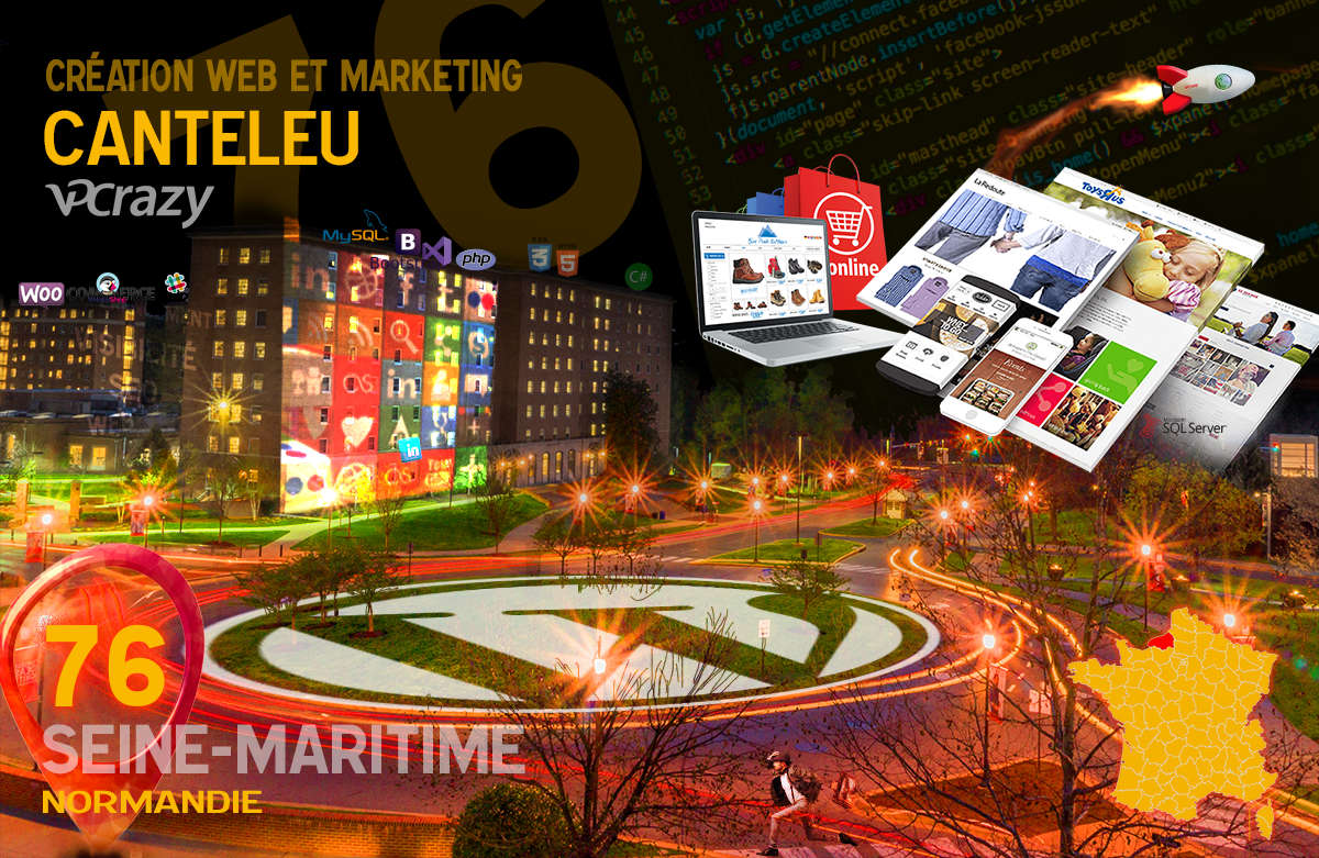 Créateur de site internet Canteleu et Marketing Web