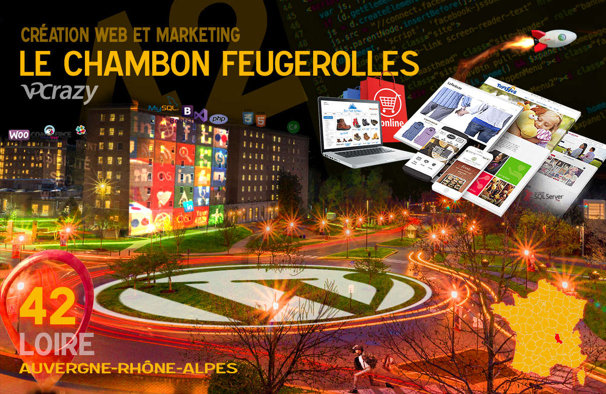 Créateur de site internet Le Chambon-Feugerolles et Marketing Web