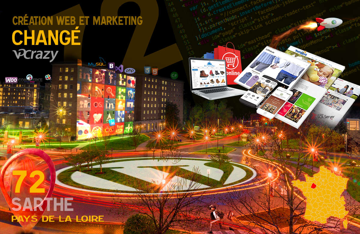 Créateur de site internet Changé et Marketing Web