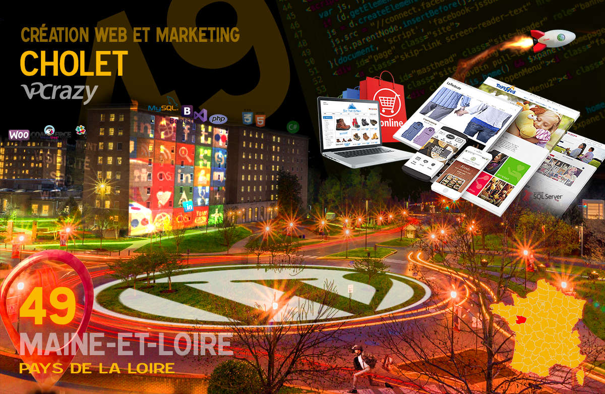 Créateur de site internet Cholet et Marketing Web