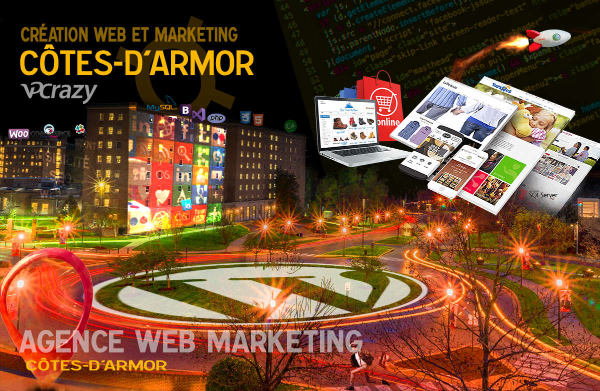 Créateur de site internet Côtes-d'Armor et Marketing Web