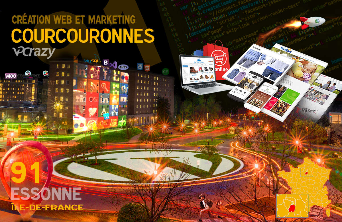 Créateur de site internet Courcouronnes et Marketing Web