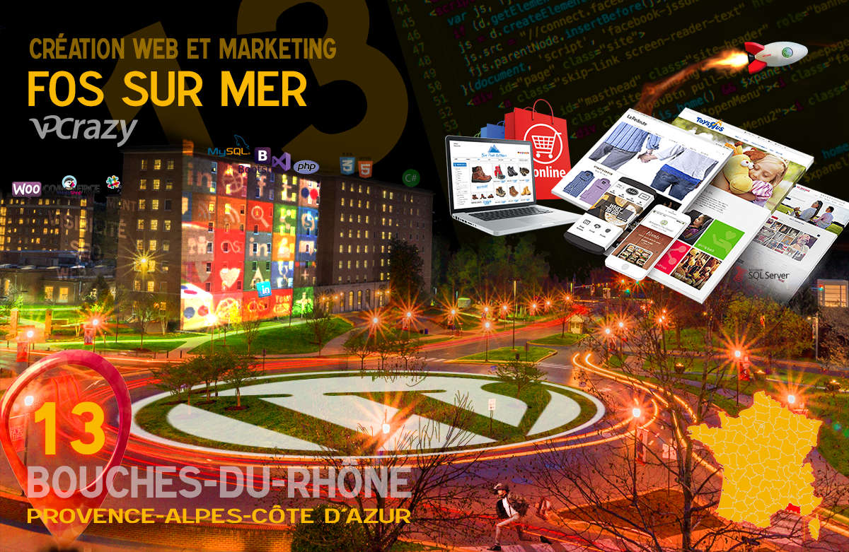 Créateur de site internet Fos-sur-Mer et Marketing Web